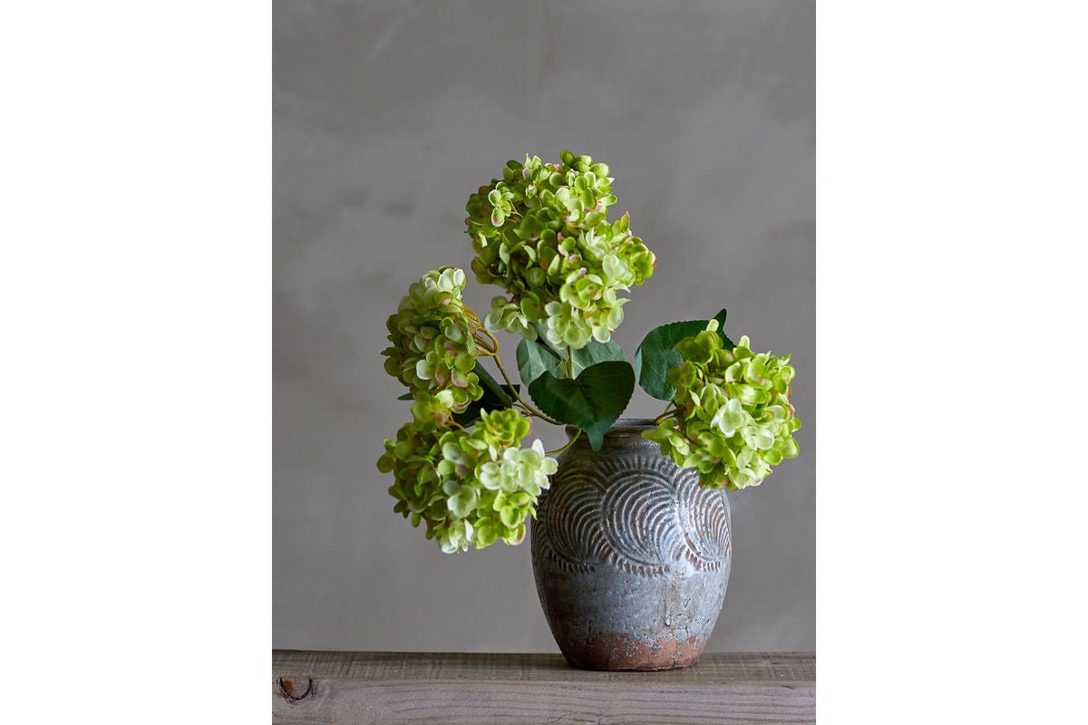 Vaas „Lunara“ – Terracotta in Groen