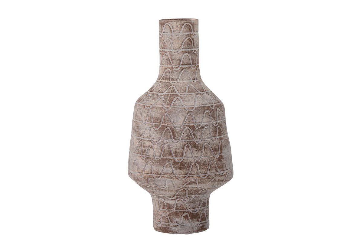 Vaas "Otopia" - bruine keramiek