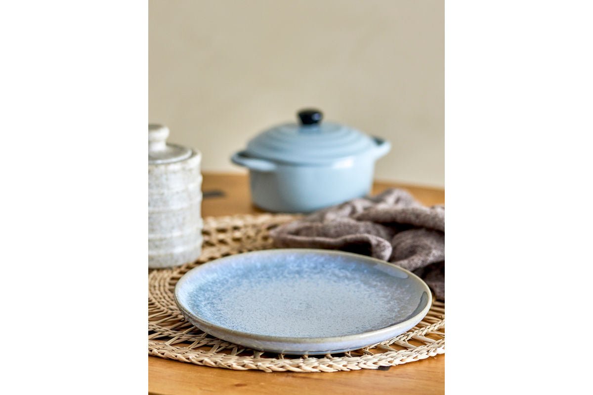 Ontbijtset Liora – steengoed met gestructureerde glazuur (12-delig)