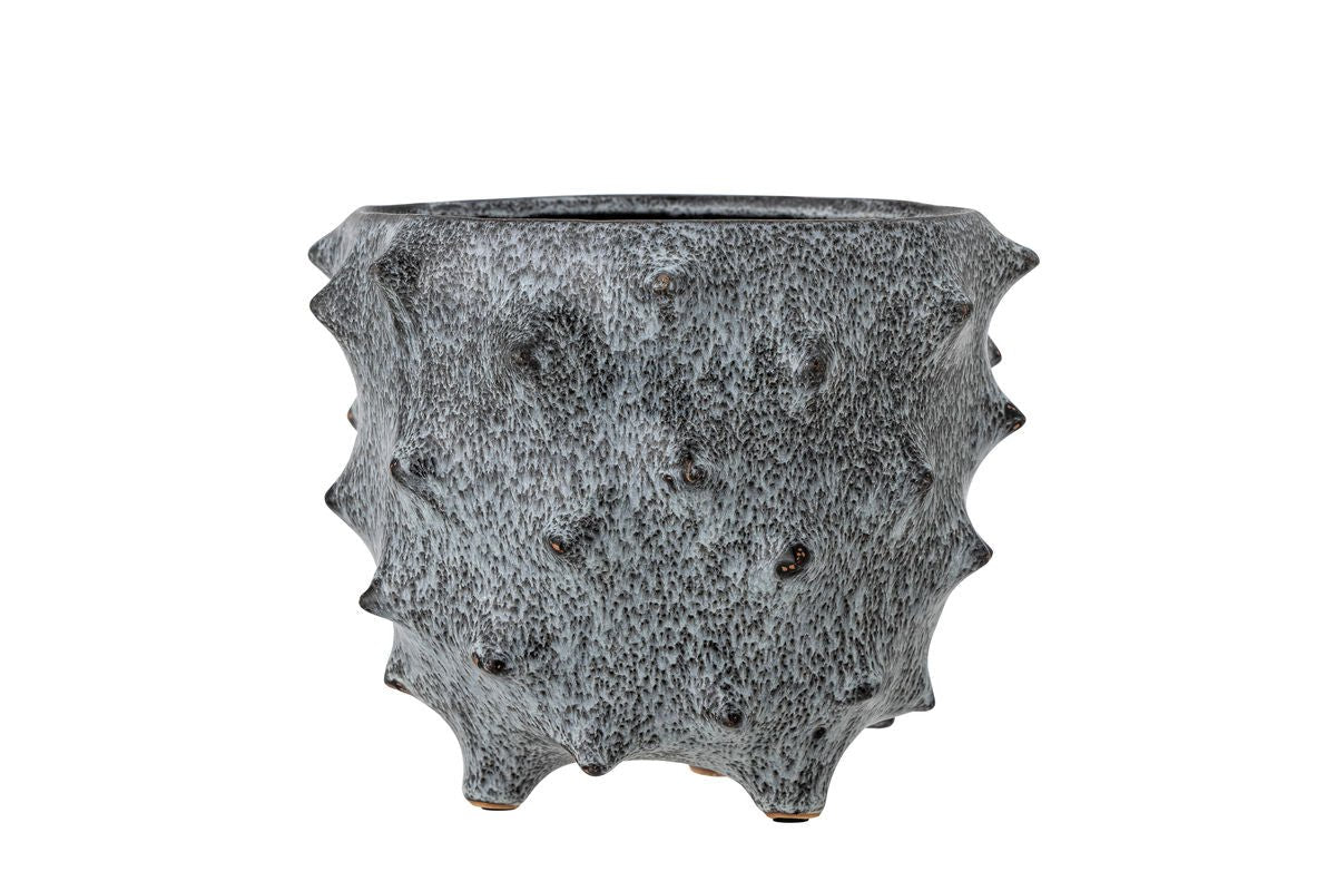 Bloempot Mysterycastle – in donker Grijs