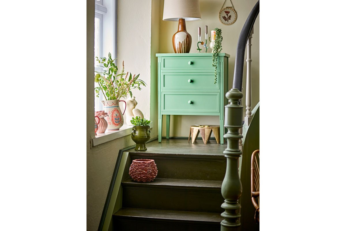 Bloempot „Selari“ – Groene steengoed