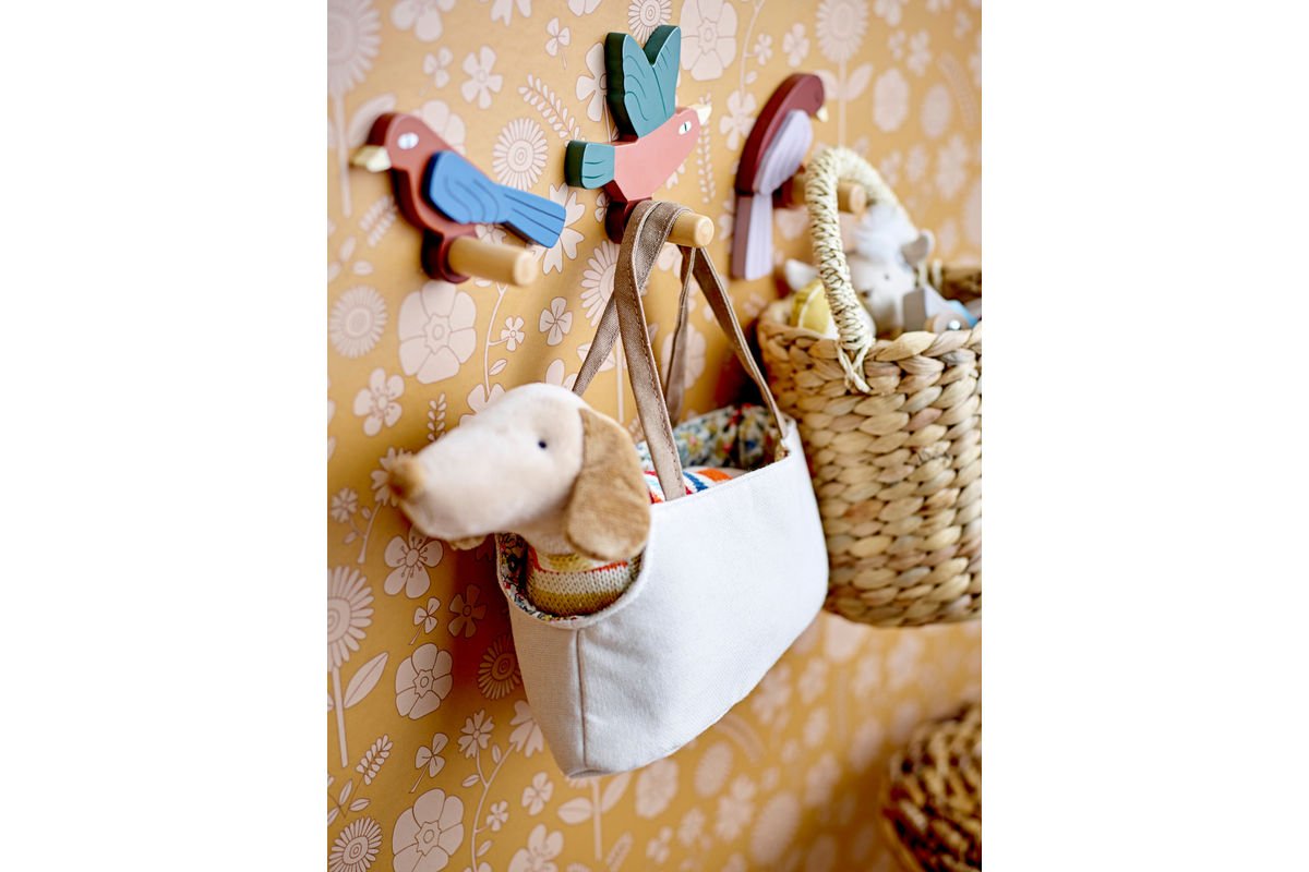 Kinderkapstok Avi - Vogelhaken van hout 3-delige set