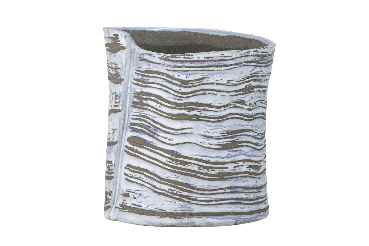 Bloempot Shepper – grijs steengoed