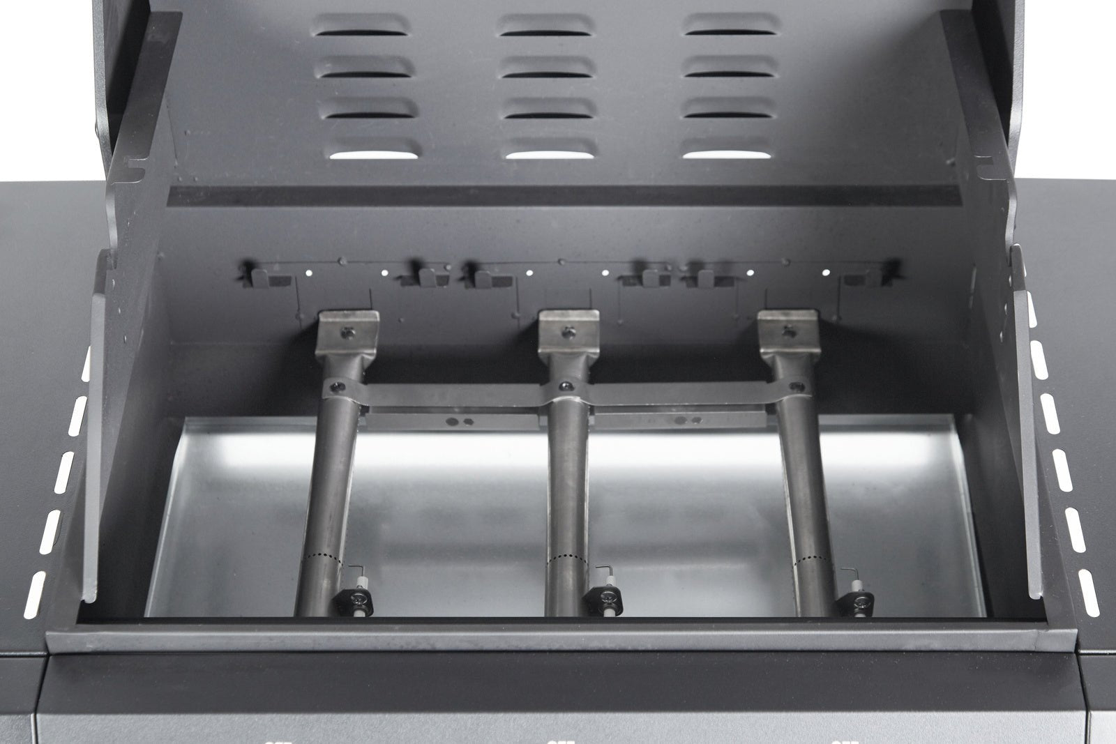 Gasbarbecue BarbecuePro XL – 3-brander grillwagen met warmhoudrooster