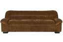 Sofa Talaro mit gerafftem Samtbezug