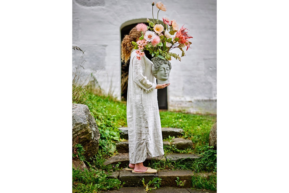 Vaas „Selin“ – Grijs steengoed