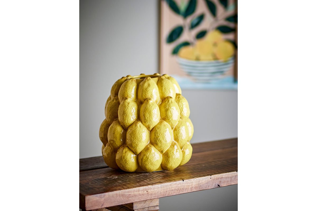 Vaas „Citria“ – Geel steengoed