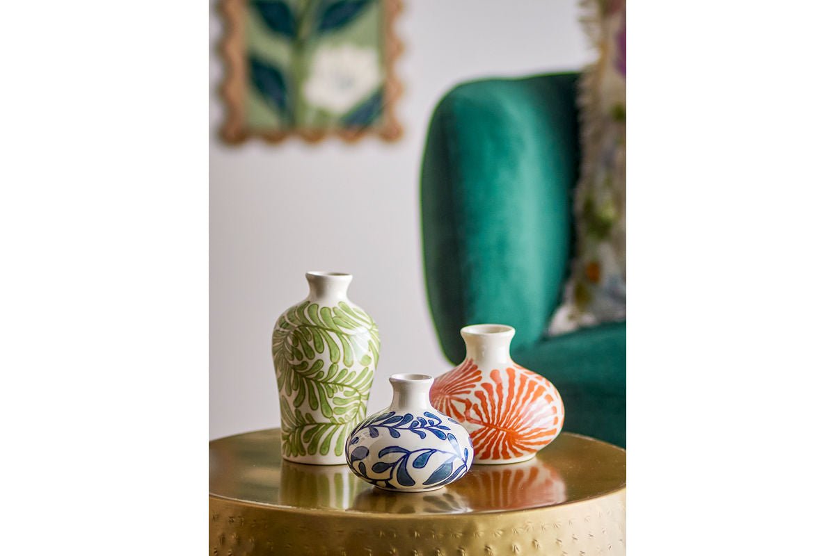 Vasenset (3-delig) „Flower Dream“ – van steengoed