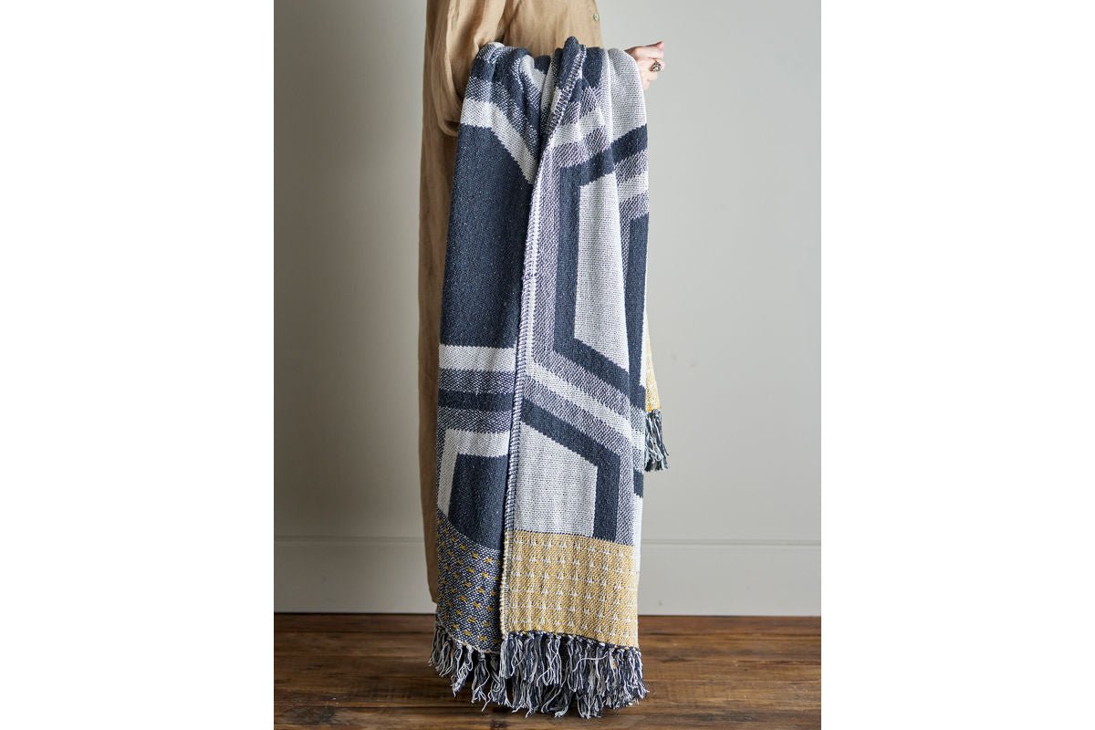 Plaid Kauri – Grijs, van gerecycled katoen