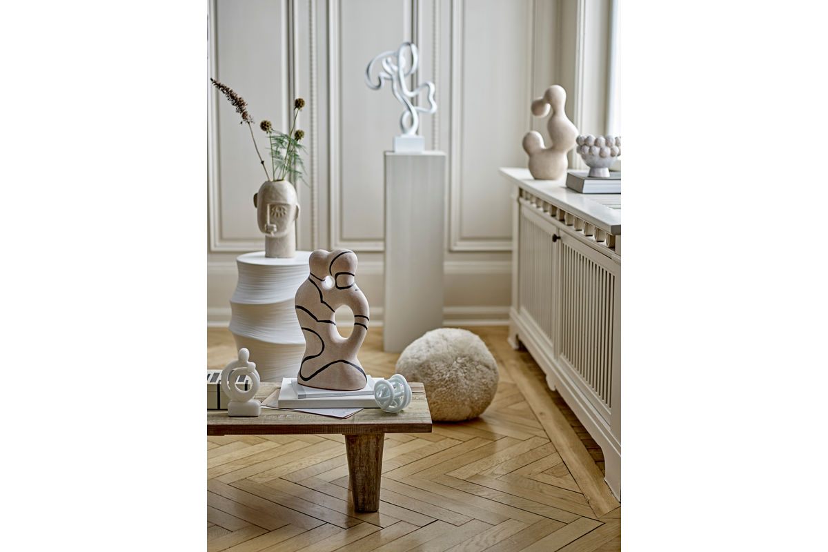 Bijzettafel Elisa - in witte steenlook