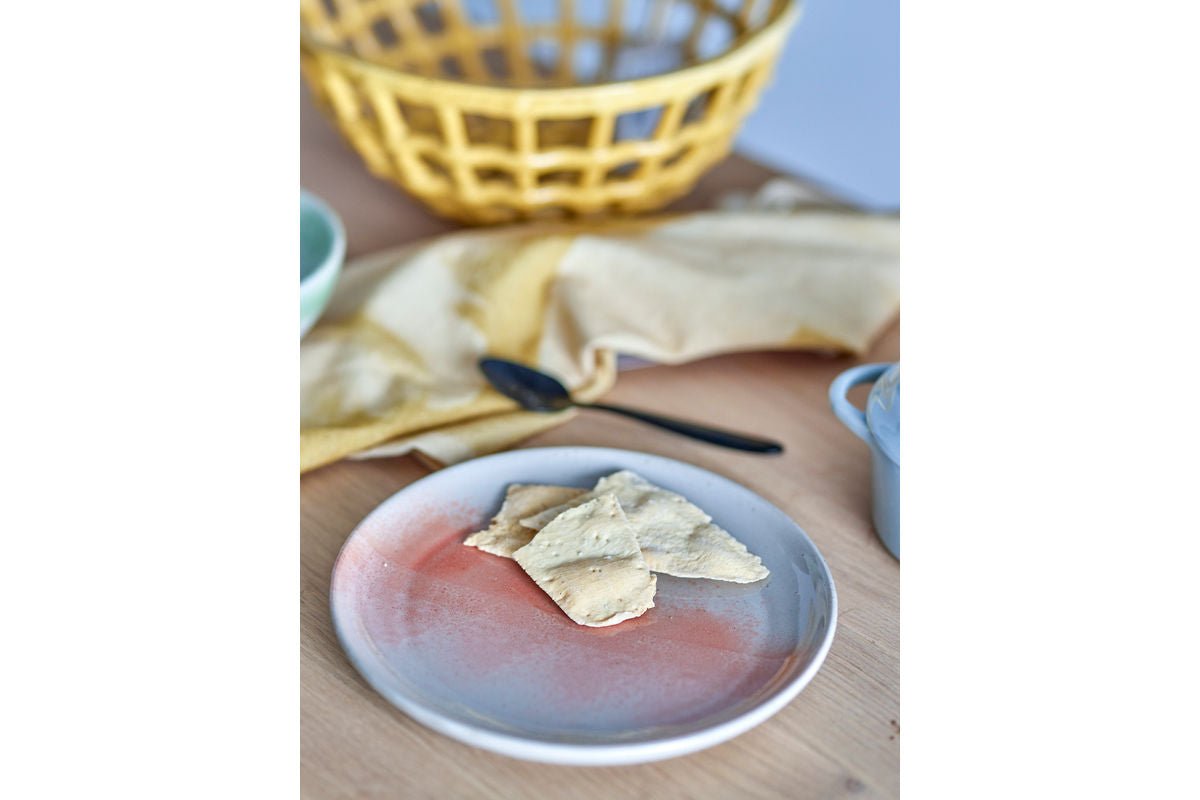 Ontbijtset Liora – steengoed met gestructureerde glazuur (12-delig)