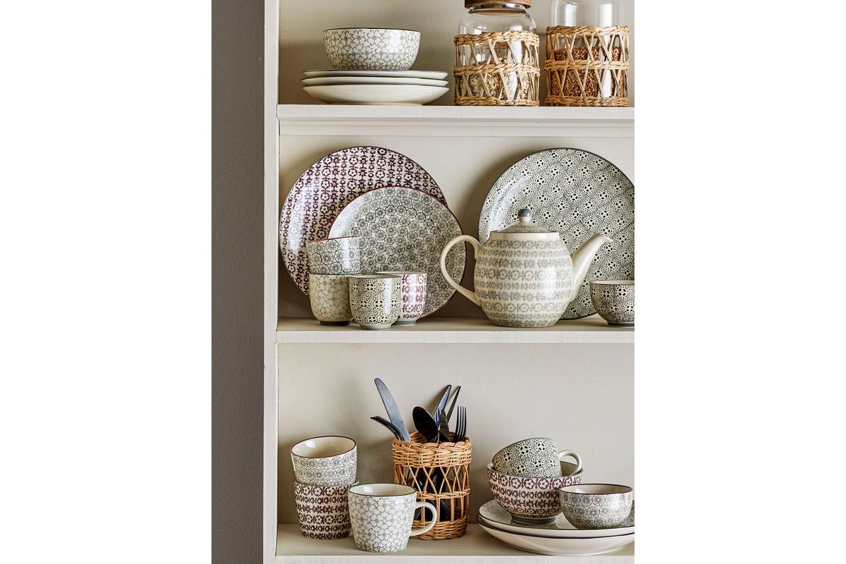 Teller Mako - gemaakt van steengoed / set van 4