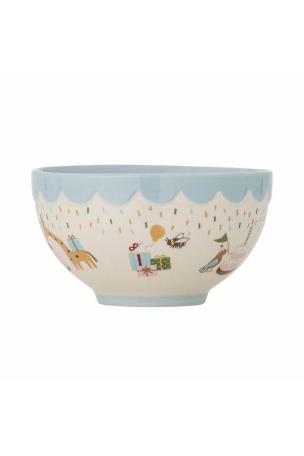 Schaal Eirvik – Blauw, gemaakt van steengoed