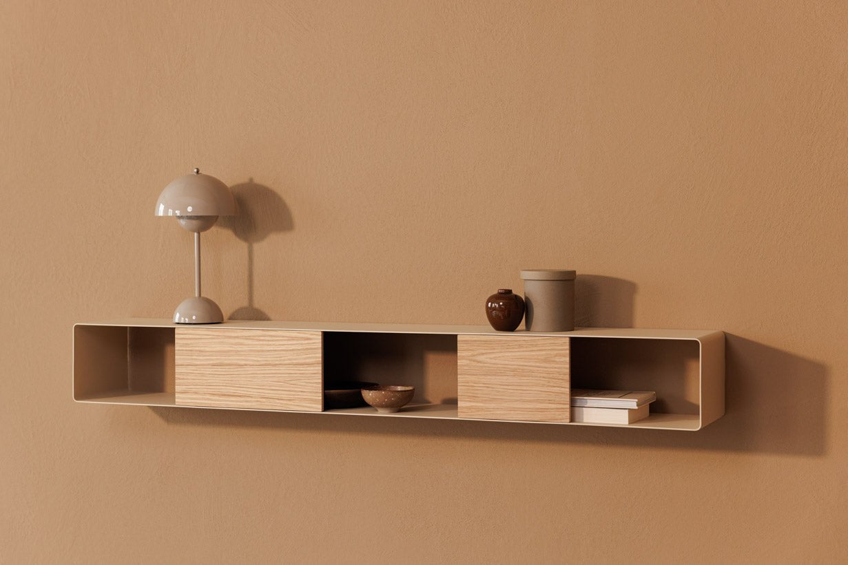 Wandrek Sion – hangende commode van Metaal met kabelhouder