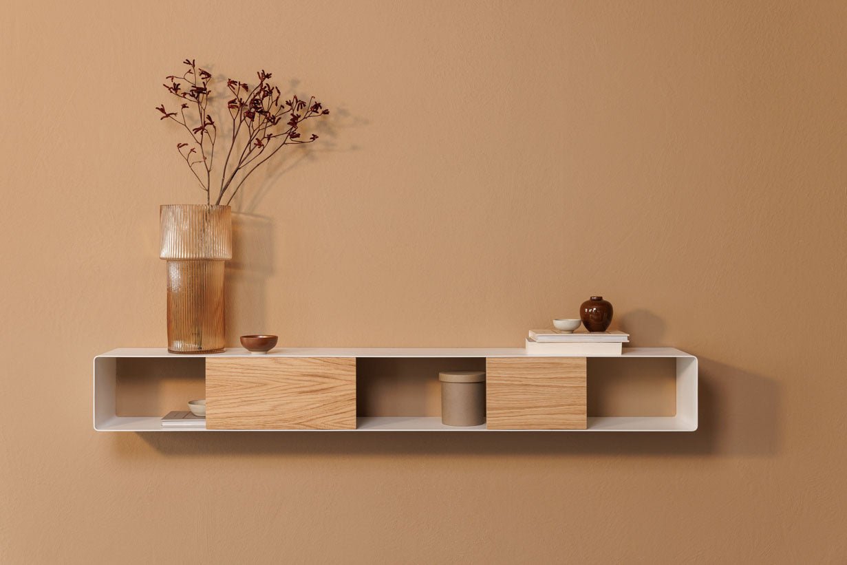 Wandrek Sion – hangende commode van Metaal met kabelhouder