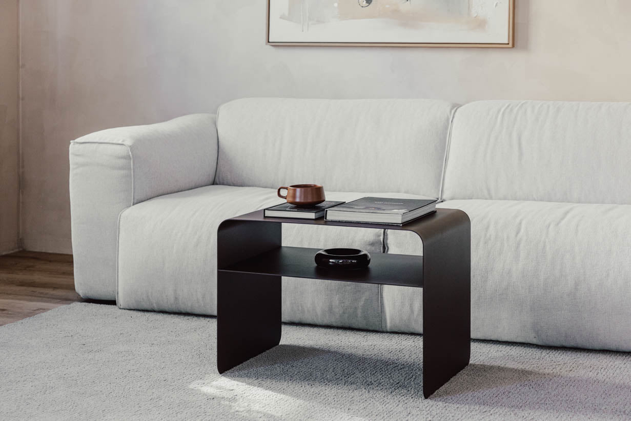 Salontafel/bijzettafel Cosmo – gepoedercoat Metaal in modern design