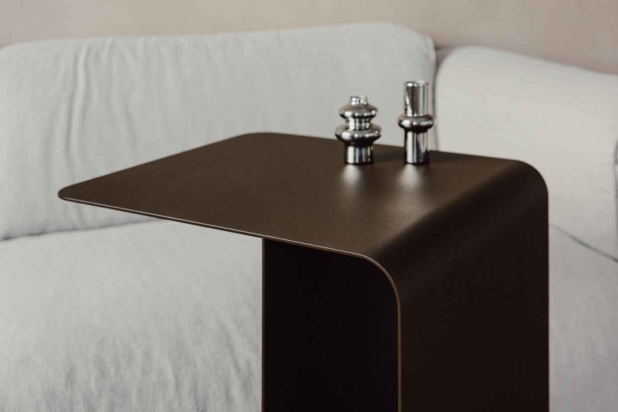 Salontafel/bijzettafel Cosmo – gepoedercoat Metaal in modern design