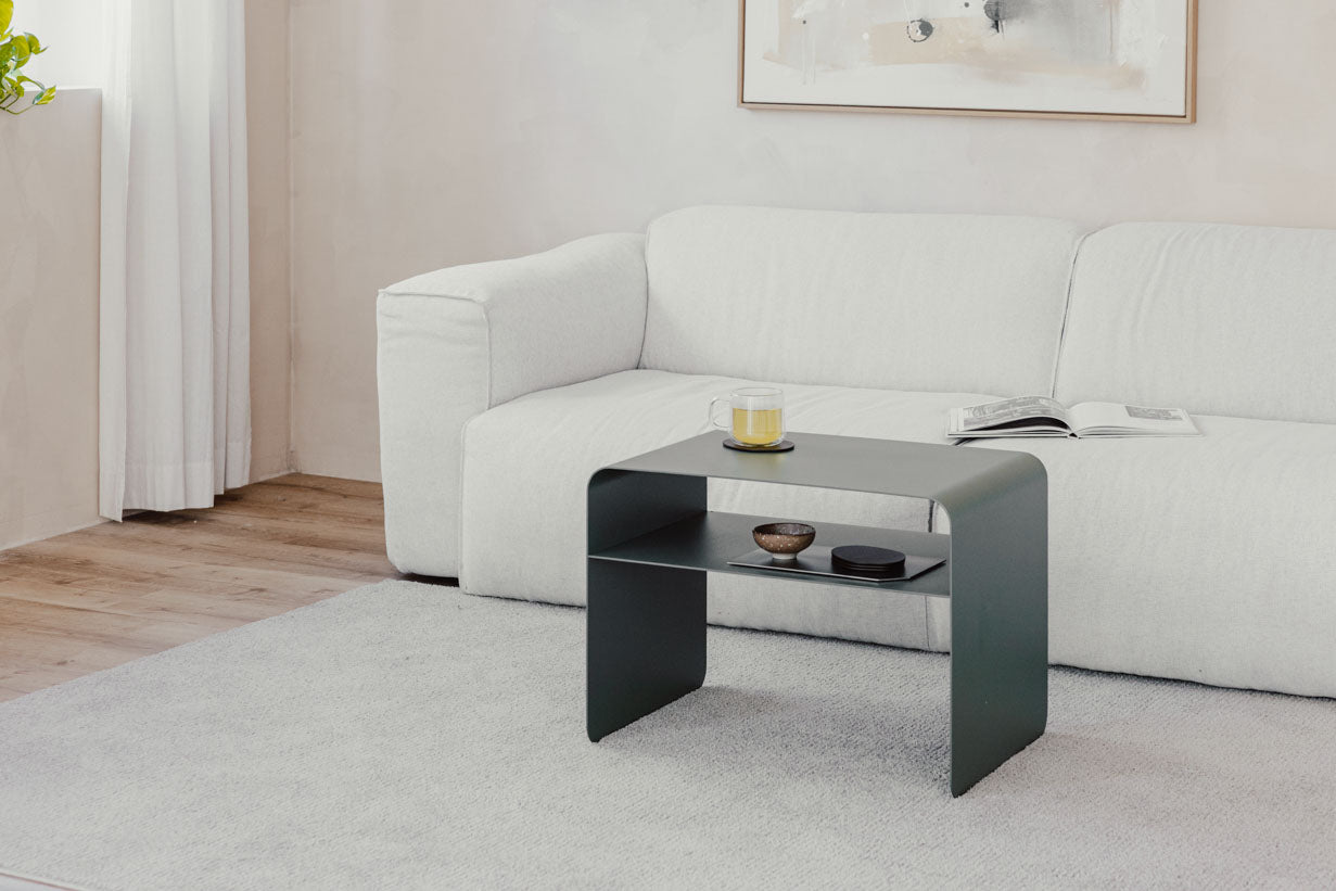 Salontafel/bijzettafel Cosmo – gepoedercoat Metaal in modern design