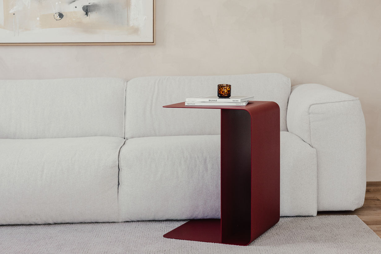 Salontafel/bijzettafel Cosmo – gepoedercoat Metaal in modern design