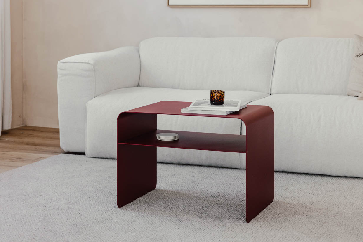 Salontafel/bijzettafel Cosmo – gepoedercoat Metaal in modern design