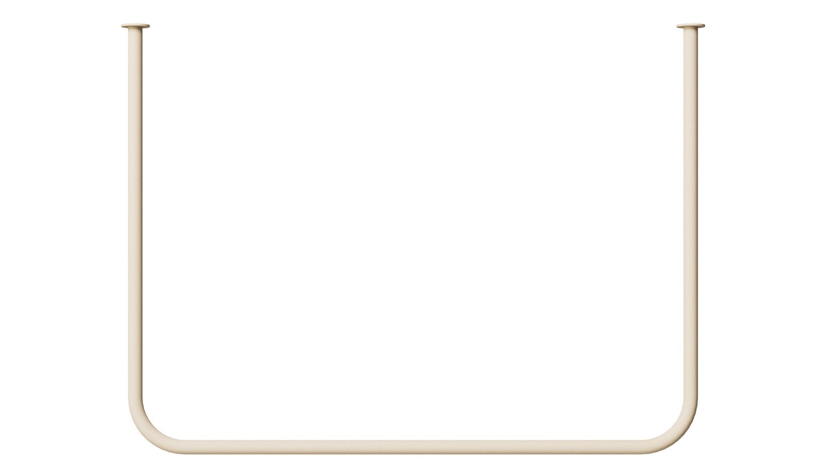 Garderobe/Kledingstang Enio – Afgerond ontwerp met plafondmontage