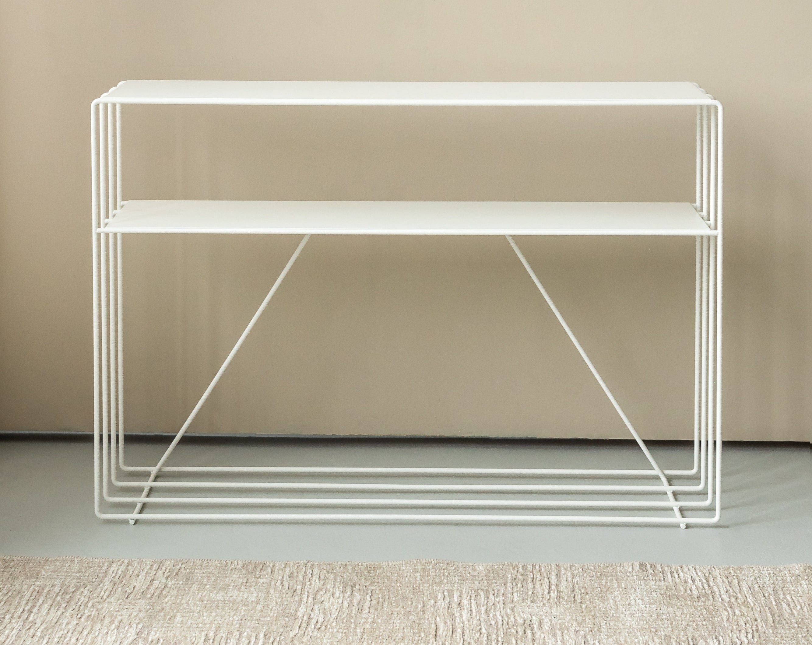 Ladekast Ria – metalen design met twee planken