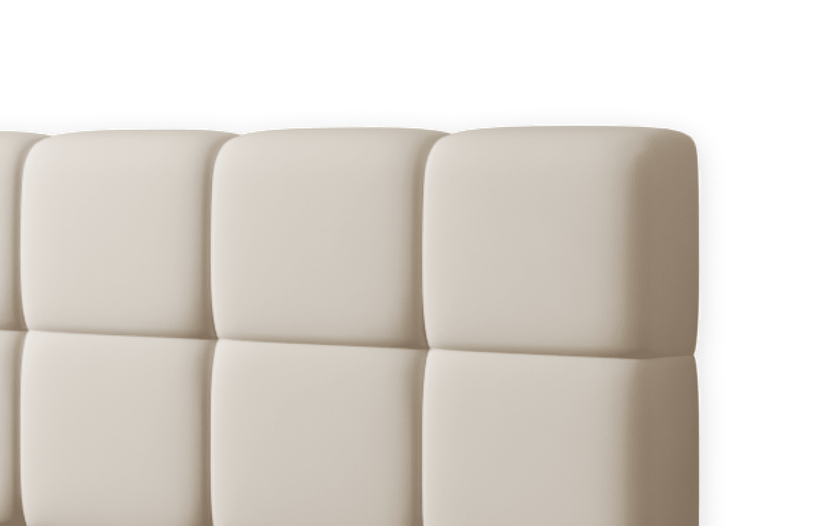 Op maat gemaakt gestoffeerd bed: hoofdeinde