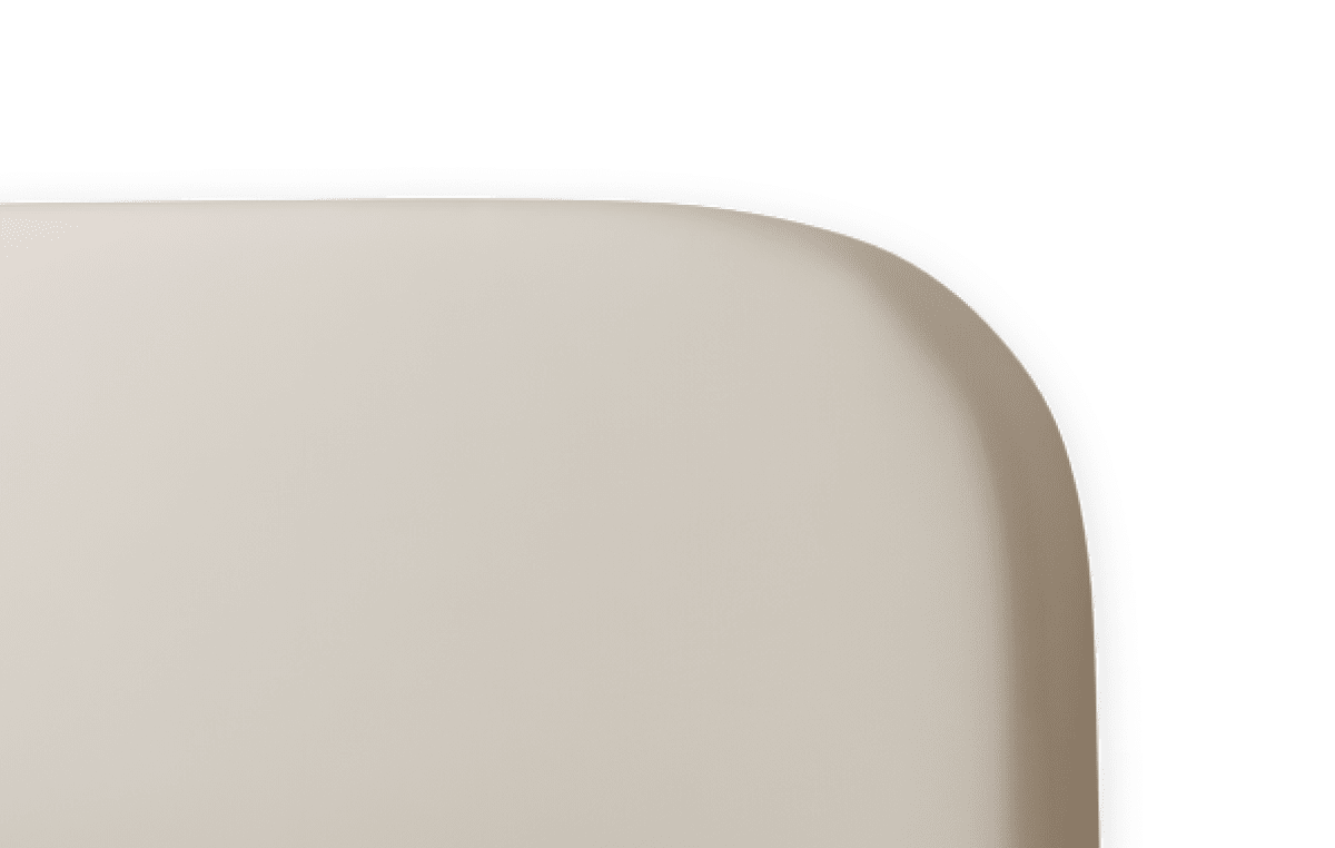 Op maat gemaakt gestoffeerd bed: hoofdeinde