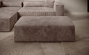 Beistellhocker Vasto in Cord – Blush