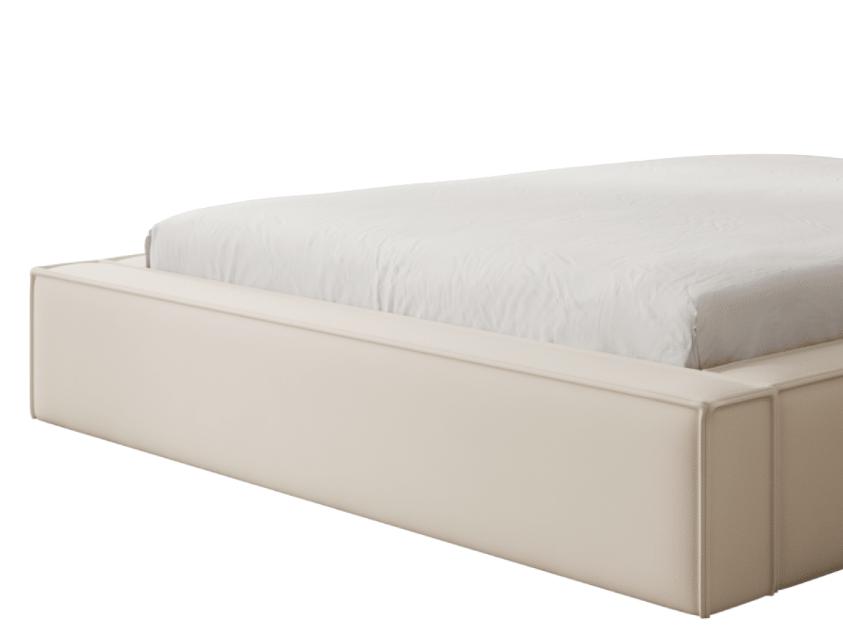 Op maat gemaakt gestoffeerd bed: hoofdeinde