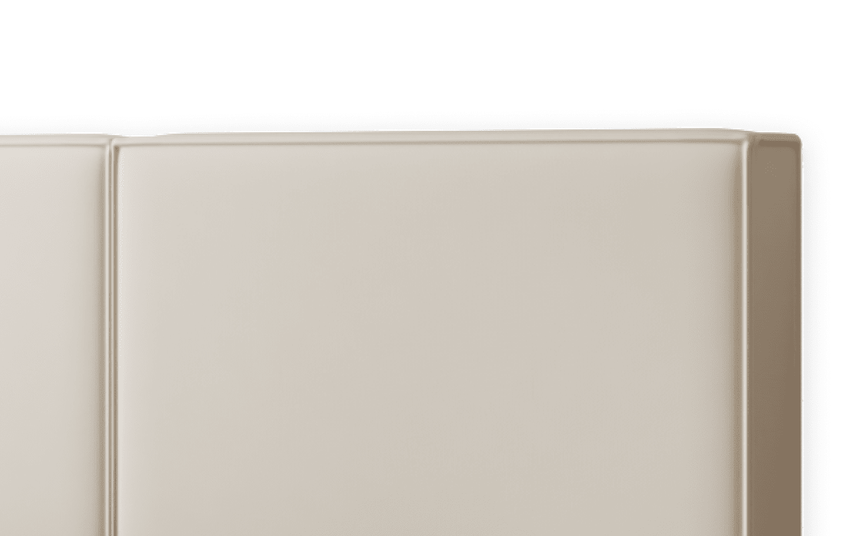 Op maat gemaakt gestoffeerd bed: hoofdeinde