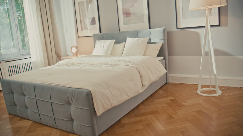 Boxspringbed Luxor Fluweel met Opbergruimte