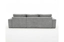 Designer Ecksofa Vigo in Chenille – Grau – Rechts