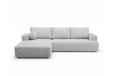 Designer Ecksofa Vanto in Bouclé – Sand – Links