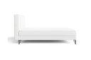 Boxspringbett Selina Slim Bouclé mit Stauraum – Weiß