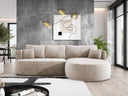 Designer hoekbank Lucca in Fluweel