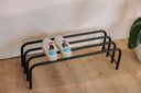 Schoenenrek Camo – RVS Design in Zwart, Cashew of Wit