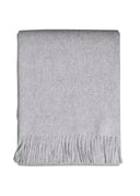 Alpaca Plaid Inari - Pure Alpacawol in Lichtgrijs - 200x150 cm