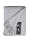 Alpaca Plaid Inari - Pure Alpacawol in Lichtgrijs - 200x150 cm