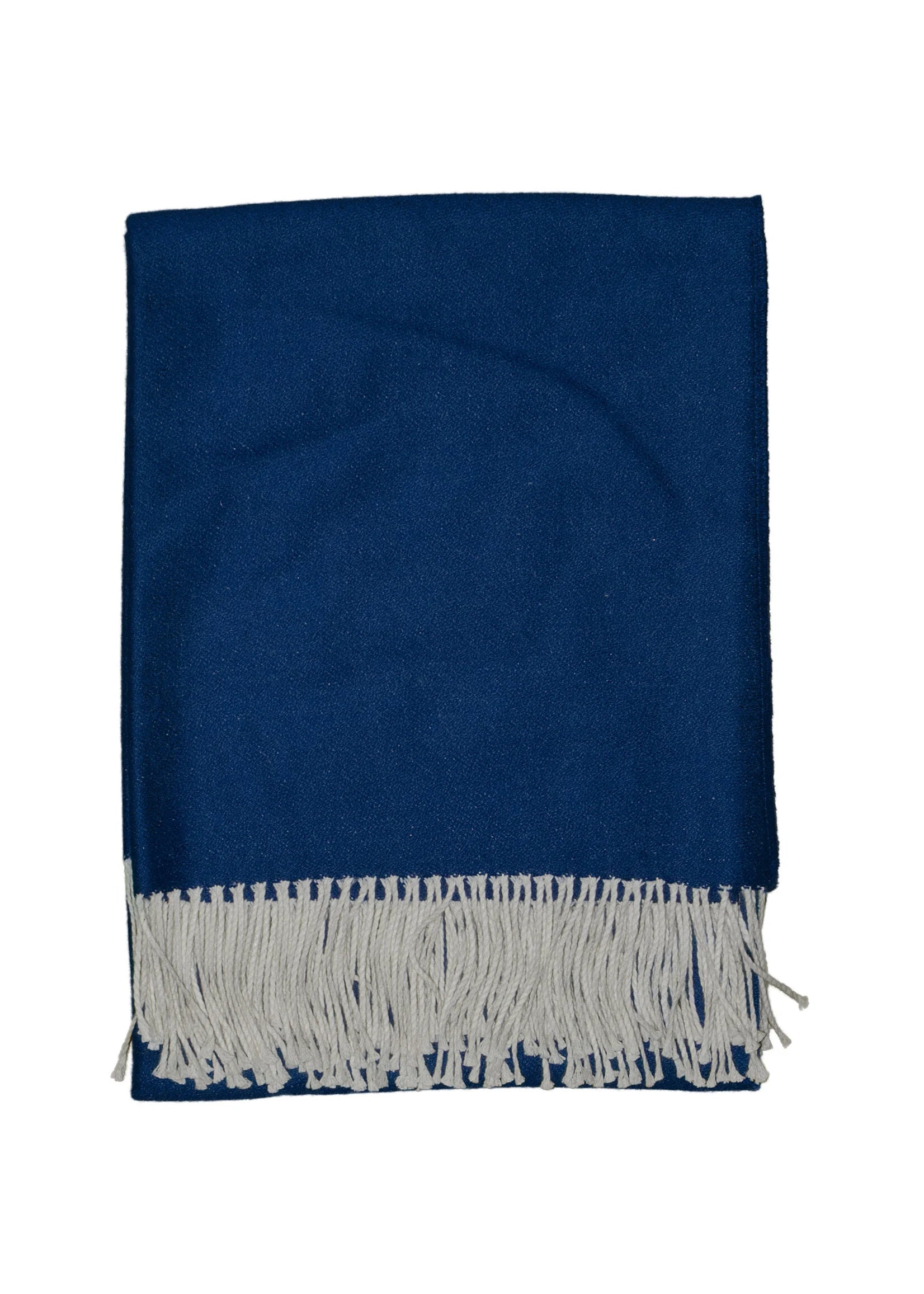 Lichtgewicht Alpacadeken Kaia - Pure Alpacawol in Blauw - 175x135 cm