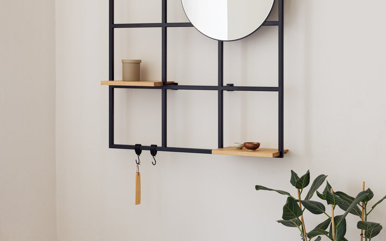 Wandrek Rivo – Flexibel metalen rek met steeksysteem