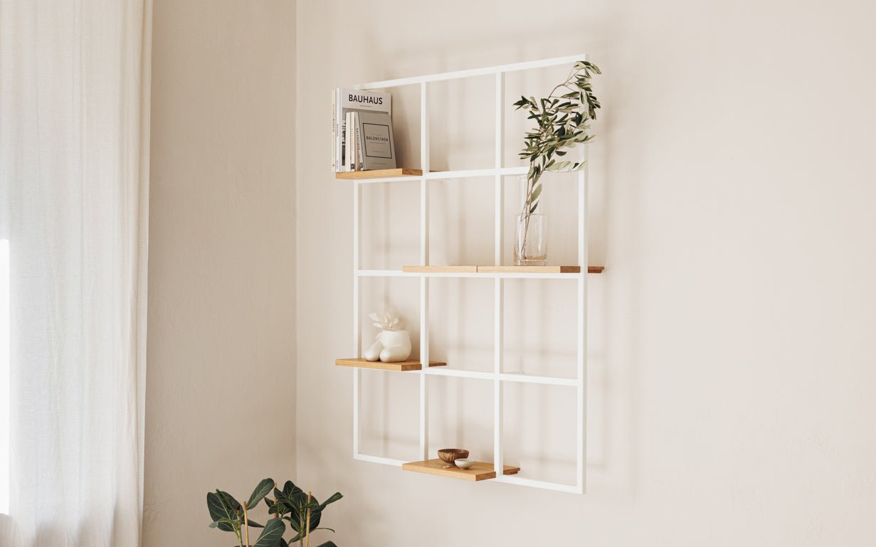 Wandrek Rivo – Flexibel metalen rek met steeksysteem