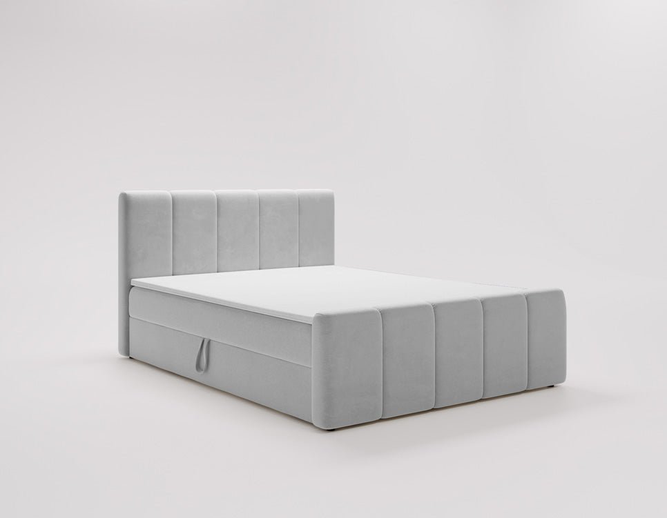 Boxspringbed Bergamo Fluweel met opbergruimte