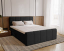 Boxspringbed Bergamo Fluweel met opbergruimte