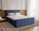 Boxspringbed Bergamo Fluweel met opbergruimte