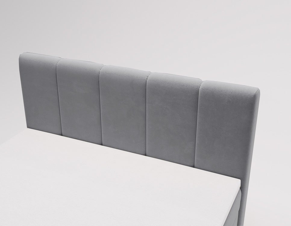 Boxspringbed Bergamo Fluweel met opbergruimte