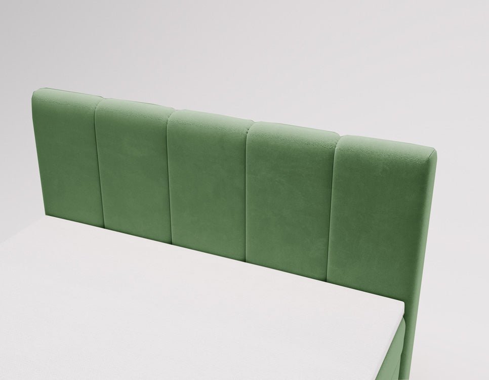 Boxspringbed Bergamo Fluweel met opbergruimte