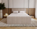 Boxspringbed Bergamo Fluweel met opbergruimte
