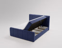 Boxspringbed Bergamo Fluweel met opbergruimte