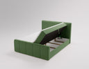 Boxspringbed Bergamo Fluweel met opbergruimte